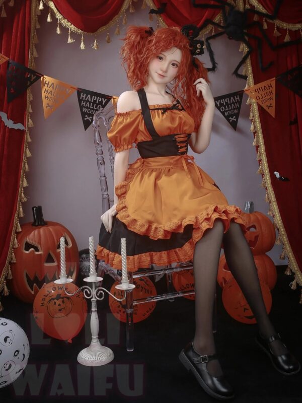 F7045—150cm/4ft9(27kg) B Cup  ROS All Saints' Day  TPE  Chinese Sex Doll Gel Breasts|MLW Doll - Image 10
