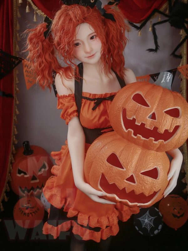 F7045—150cm/4ft9(27kg) B Cup  ROS All Saints' Day  TPE  Chinese Sex Doll Gel Breasts|MLW Doll