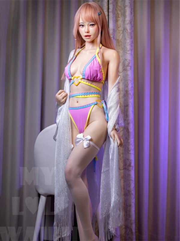 F7048—150cm/4ft9(27kg) B Cup Mia ROS Anime Silicone  European Sex Doll Gel Breasts|MLW Doll - Image 9
