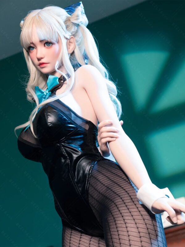 F7135-155Mcm(5.1ft)-38kg 2.2cf E Cup Mini Silicone White Twin Tails Japanese Cosplay Sex Doll｜Bezlya Doll - Image 13