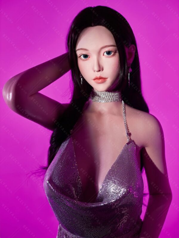 F7136-163cm(5.4ft)-37kg 2.2cf E Cup Mini Japanese Silicone Celebrity Sex Doll｜Bezlya Doll - Image 15