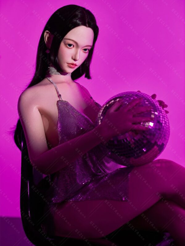 F7136-163cm(5.4ft)-37kg 2.2cf E Cup Mini Japanese Silicone Celebrity Sex Doll｜Bezlya Doll - Image 13
