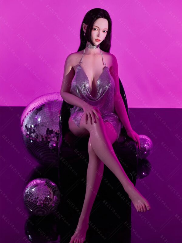 F7136-163cm(5.4ft)-37kg 2.2cf E Cup Mini Japanese Silicone Celebrity Sex Doll｜Bezlya Doll - Image 11