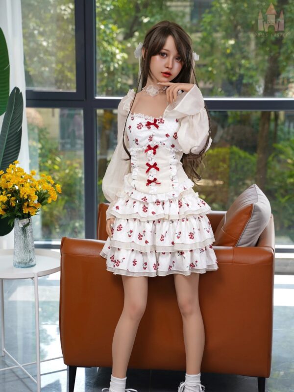F7143-158cm/5ft2-27kg B Cup Silicon Sexual flat chest Asian Sex Doll｜Castle Doll - Image 14