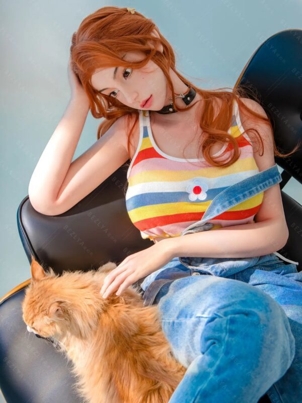 F7150-163cm(5.4ft)-35kg 2.1 B Cup Asian Real TPE body+silicon head small breast Chinese Sex Doll｜Bezlya Doll - Image 6