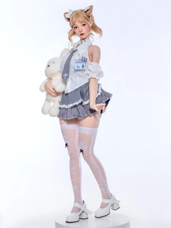 F7153-155cm(5.1ft)-38kg 2.2cf E Cup Cute Young Japanese Sex Doll with Soft Silicone Body ｜Bezlya Doll - Image 11