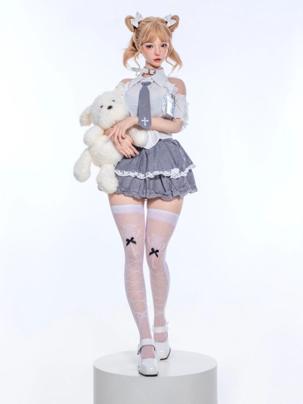 F7153-155cm(5.1ft)-38kg 2.2cf E Cup Cute Young Japanese Sex Doll with Soft Silicone Body ｜Bezlya Doll - Image 12