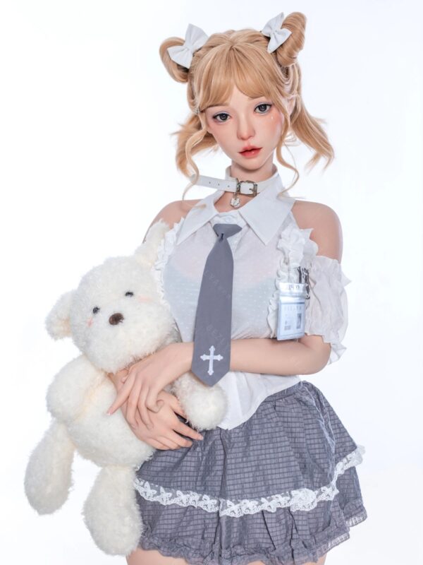 F7153-155cm(5.1ft)-38kg 2.2cf E Cup Cute Young Japanese Sex Doll with Soft Silicone Body ｜Bezlya Doll - Image 8