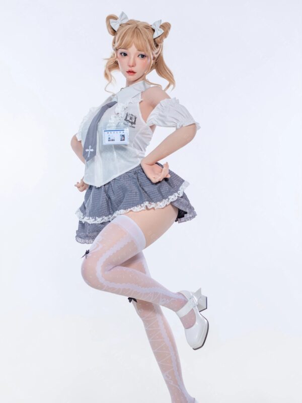 F7153-155cm(5.1ft)-38kg 2.2cf E Cup Cute Young Japanese Sex Doll with Soft Silicone Body ｜Bezlya Doll - Image 13