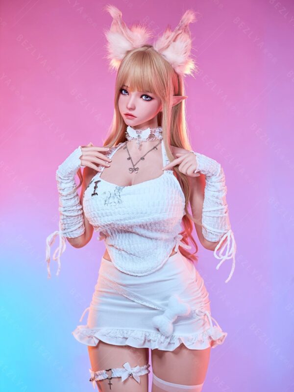 F7154-155Mcm(5.1ft)-38kg 2.2cf E Cup Mini ROS Silicone Asian Anime celebrity Sex Doll｜Bezlya Doll - Image 8