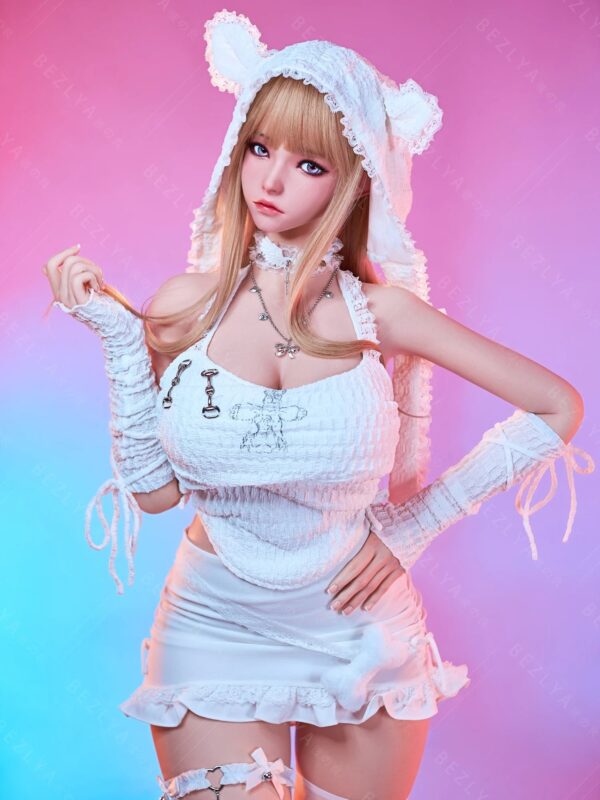 F7154-155Mcm(5.1ft)-38kg 2.2cf E Cup Mini ROS Silicone Asian Anime celebrity Sex Doll｜Bezlya Doll - Image 9