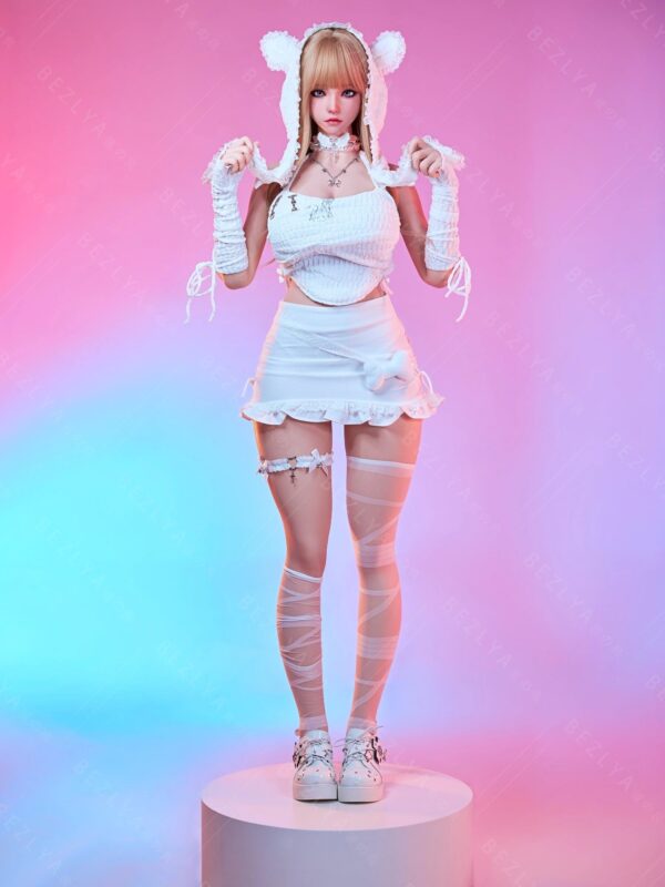 F7154-155Mcm(5.1ft)-38kg 2.2cf E Cup Mini ROS Silicone Asian Anime celebrity Sex Doll｜Bezlya Doll - Image 5