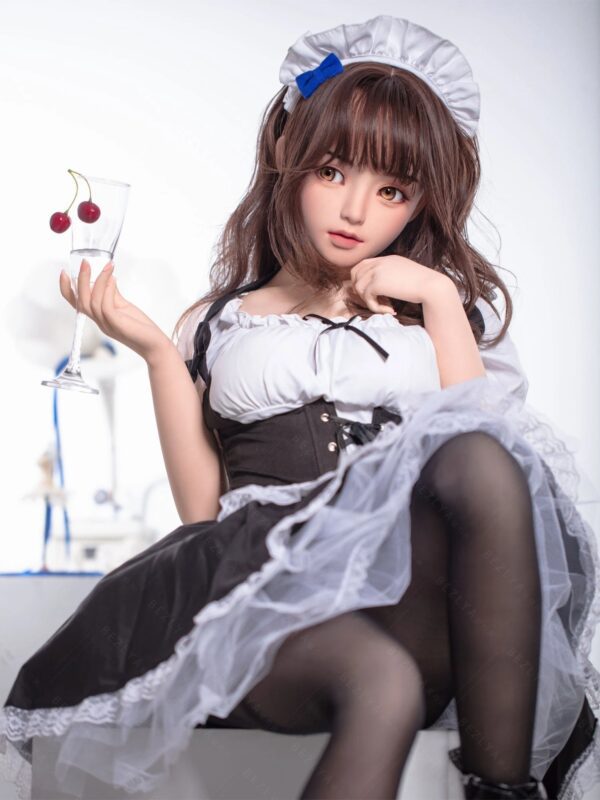 F7163-150cm(5.3ft)-34kg 2.1 A Cup Asian Real Silicone Japanese Sex Doll – Premium Love Doll for Ultimate Pleasure｜Bezlya Doll - Image 12