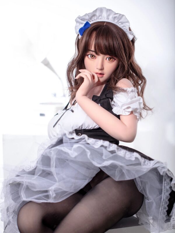 F7163-150cm(5.3ft)-34kg 2.1 A Cup Asian Real Silicone Japanese Sex Doll – Premium Love Doll for Ultimate Pleasure｜Bezlya Doll - Image 8
