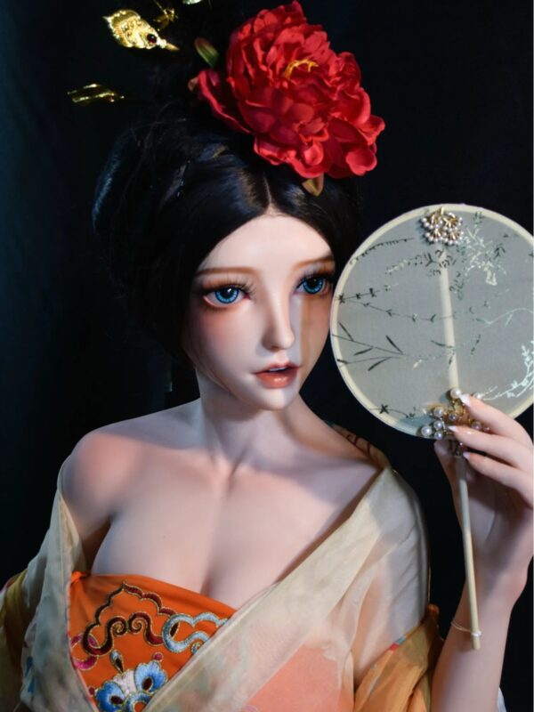 F4659-150cm/5ft Full Silicone Sexy Anime Woman Brunette Chinese Sex Doll Review | Elsa Babe - Image 4