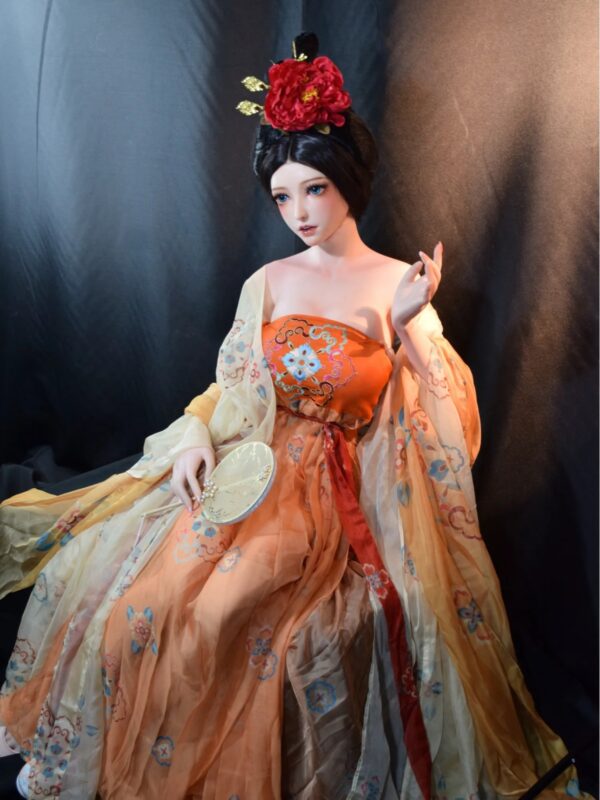 F4659-150cm/5ft Full Silicone Sexy Anime Woman Brunette Chinese Sex Doll Review | Elsa Babe - Image 3