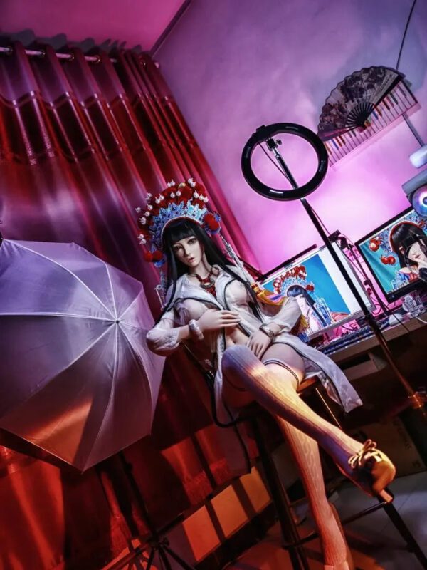 F1535-165cm/5ft4-34.7kg Full Silicone Fantasy Anime Sex Dolls | Elsa Babe - Image 5