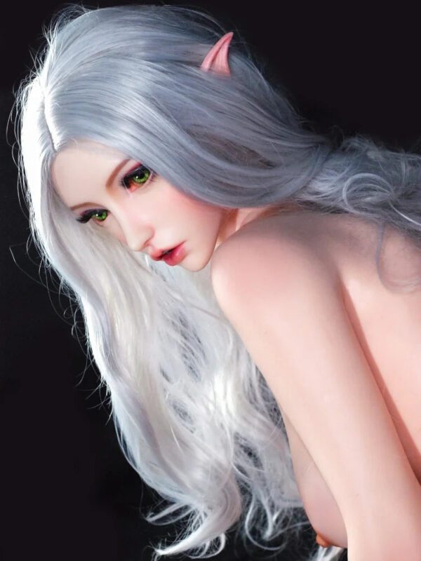 F1537-165cm(5ft4 ) Fantasy Full Silicone Sexy Anime Sex Dolls|Elsa Babe - Image 5