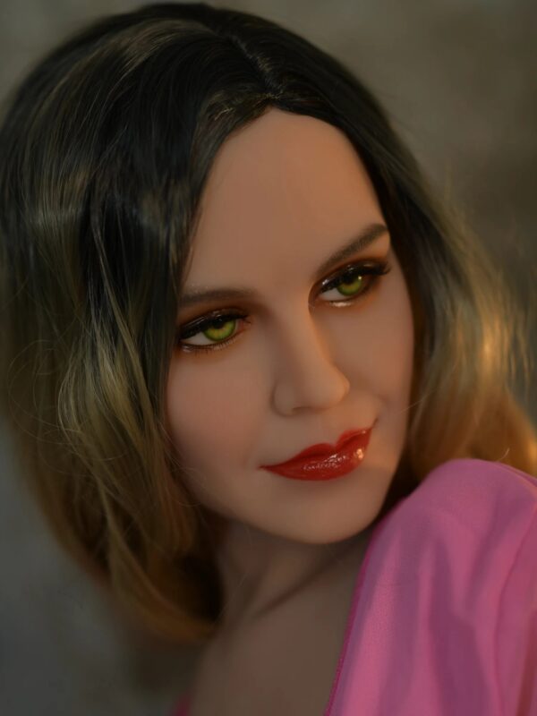 F3876-166cm/5ft5 A Cup Light Yellow Eyes TPE Sex Doll | HR Doll - Image 2