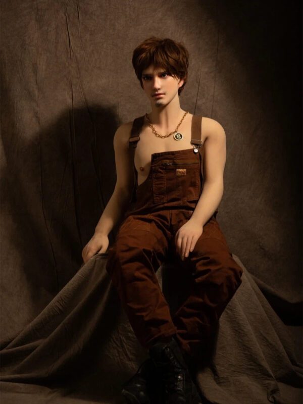 F113-175cm-58kg Gavin Melancholic uncle Femboy Male Sex Doll-qita doll - Image 13