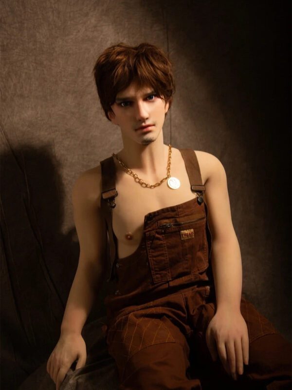 F113-175cm-58kg Gavin Melancholic uncle Femboy Male Sex Doll-qita doll - Image 9