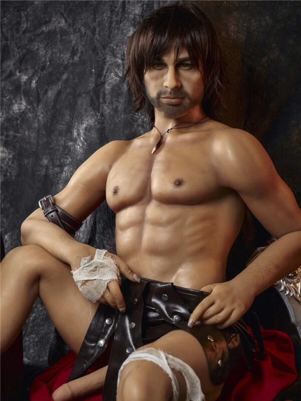 F4582-162cm(5ft3)-49kg Warrior Charles TPE Femboy Robot Male Sex Doll-Irontech Doll - Image 7