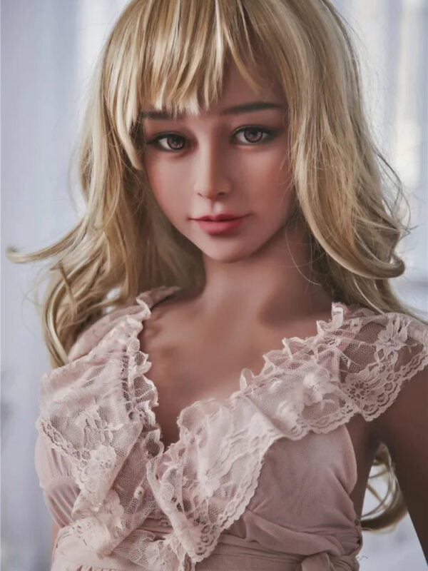 F157-155cm Small Tits B Cup Blonde Girl Curvy Teen TPE Sex Doll丨Irontech Doll - Image 3