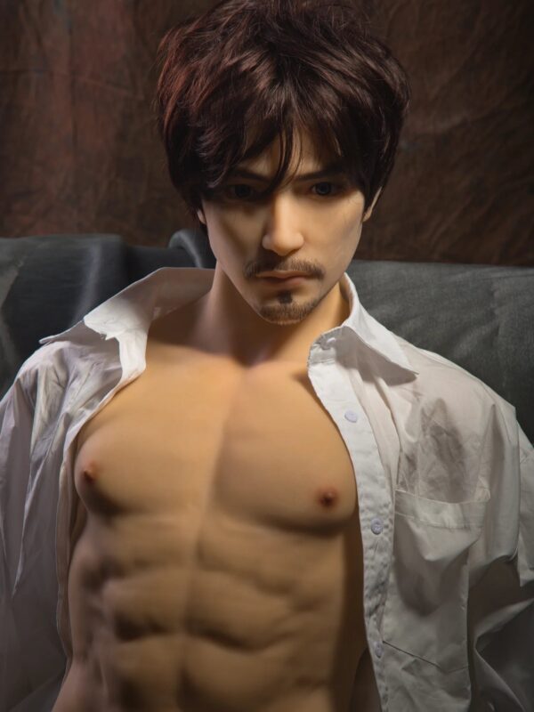 T703-85cm/2ft9(26kg)  Femboy TPE Head Real Life Gay Male Sex Doll Torso For Men| Qita doll - Image 2