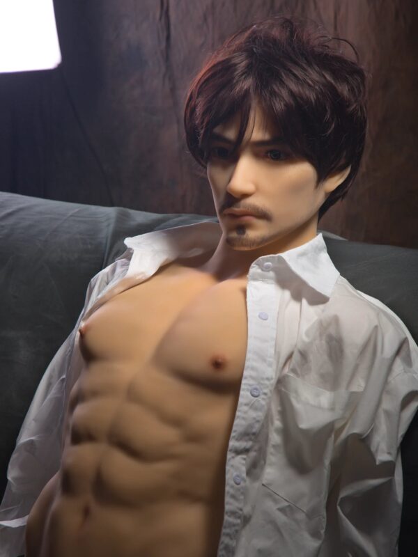 T703-85cm/2ft9(26kg)  Femboy TPE Head Real Life Gay Male Sex Doll Torso For Men| Qita doll - Image 6