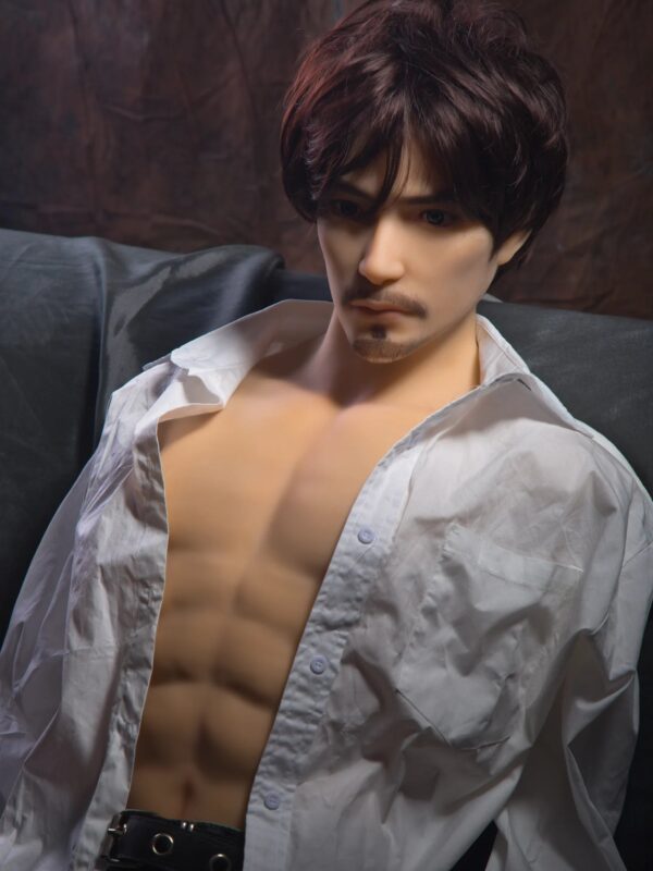 T703-85cm/2ft9(26kg)  Femboy TPE Head Real Life Gay Male Sex Doll Torso For Men| Qita doll - Image 3