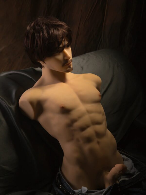 T703-85cm/2ft9(26kg)  Femboy TPE Head Real Life Gay Male Sex Doll Torso For Men| Qita doll - Image 7