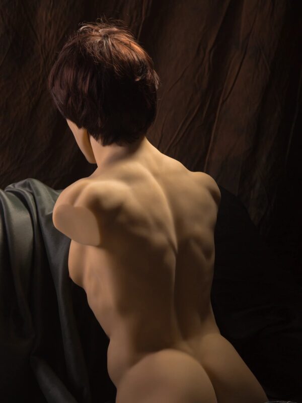 T703-85cm/2ft9(26kg)  Femboy TPE Head Real Life Gay Male Sex Doll Torso For Men| Qita doll - Image 9