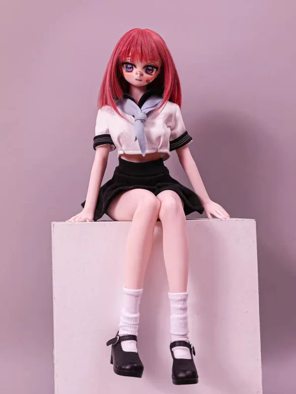 J60cm – Mini Silicone – Vinyl Head –  Climax Doll – Zapata (Cinnamon) - Image 4
