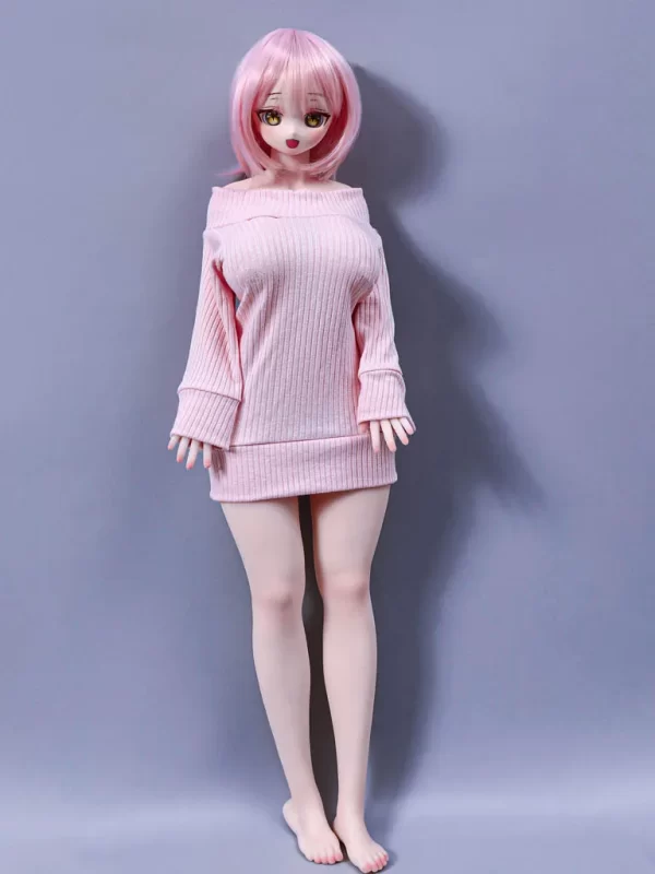 J60cmP – Mini Silicone – Vinyl Head –  Climax Doll – Azami (Cinnamon) - Image 7