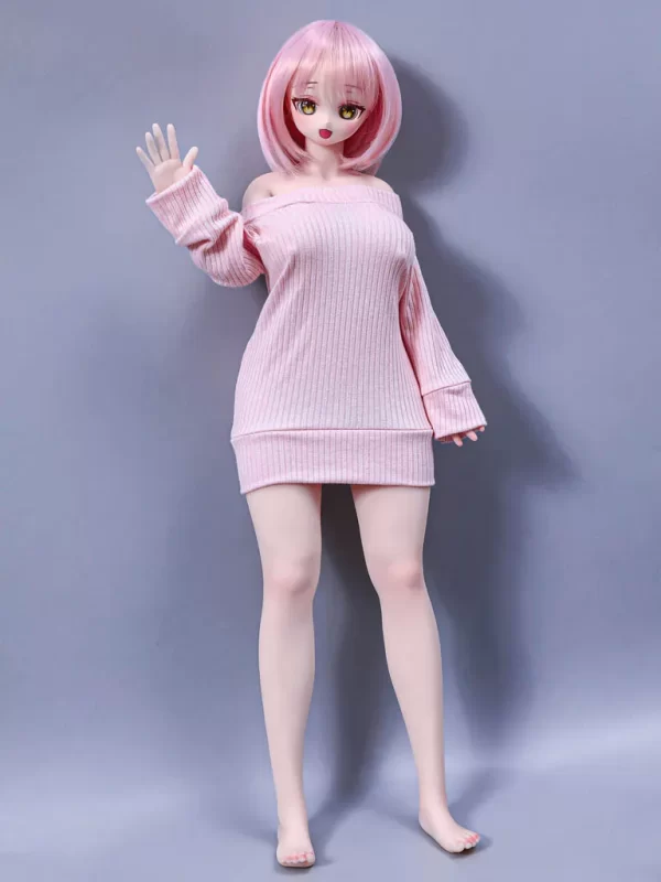 J60cmP – Mini Silicone – Vinyl Head –  Climax Doll – Azami (Cinnamon) - Image 2