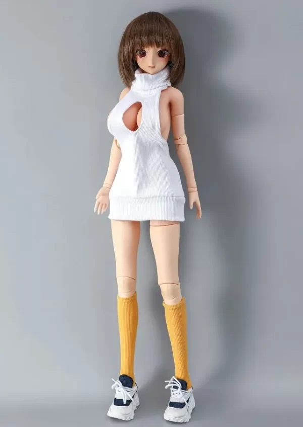J62cm – Mini Silicone – Vinyl Head –  Climax Doll – Vanya (Yellow Only) – Mix Silicone - Image 3