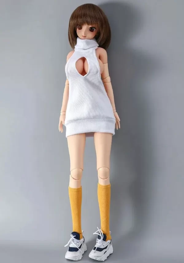 J62cm – Mini Silicone – Vinyl Head –  Climax Doll – Vanya (Yellow Only) – Mix Silicone - Image 9