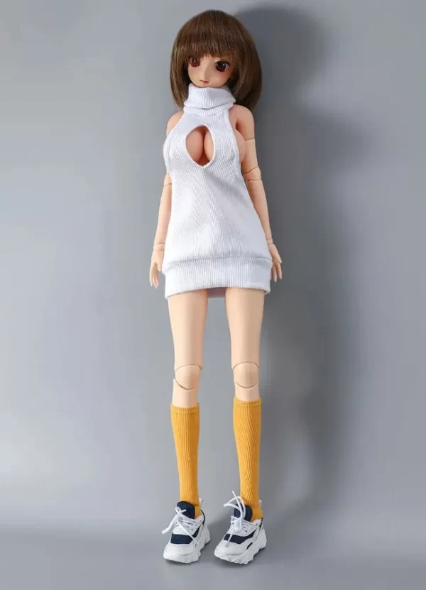 J62cm – Mini Silicone – Vinyl Head –  Climax Doll – Vanya (Yellow Only) – Mix Silicone - Image 8