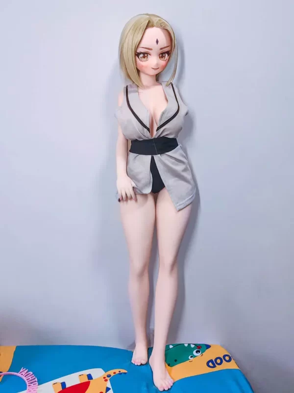 J85cm – Mini Silicone – Vinyl Head –  Climax Doll – Reyna (Cinnamon) - Image 4