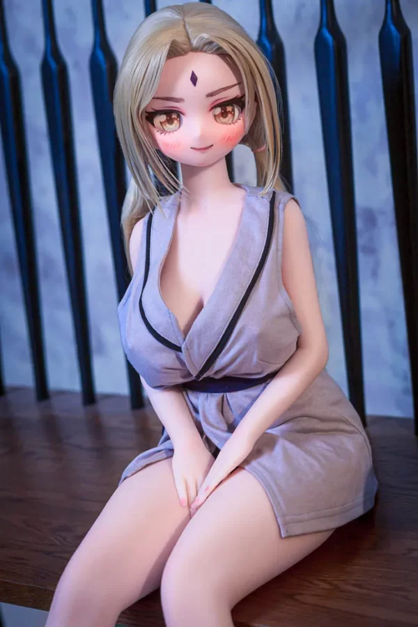 J85cm – Mini Silicone – Vinyl Head –  Climax Doll – Reyna (Cinnamon) - Image 5