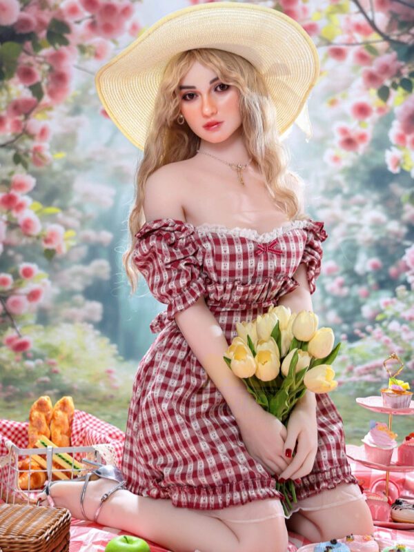 F2356-162cm(5.3ft)/42.5kg A Cup Human Skin Texture Silicone Head TPE Sex Doll｜Irontech Doll - Image 4