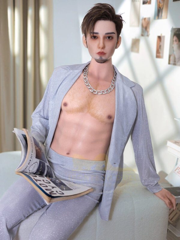 F2376-170cm/5ft7-38kg Silicone Femboy toy masturbator Young Chinese Male Sex Doll | Irontech Doll - Image 3