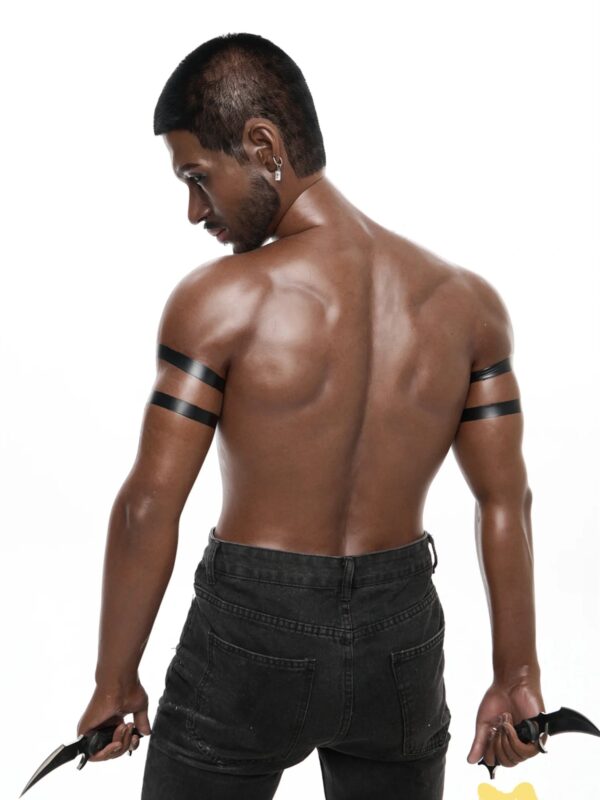 F4554-176cm-40kg Abs Strong Femboy Black Ebony Male Silicone Sex Doll -Irontech Doll - Image 13