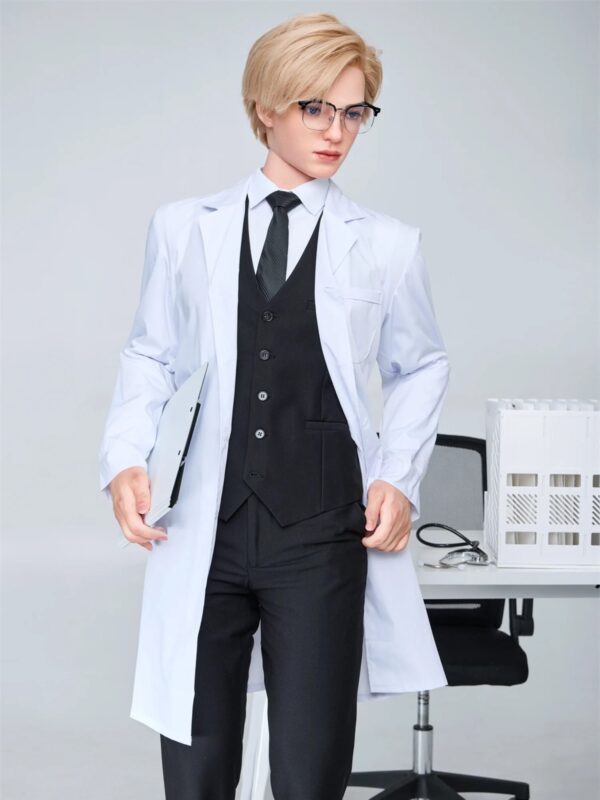 F4557-170cm/5ft7-38kg Silicone Femboy toy masturbator Male Sex Dolls For Men-Irontech Doll - Image 8