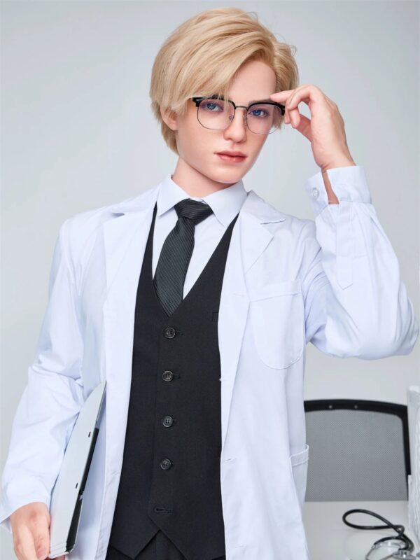 F4557-170cm/5ft7-38kg Silicone Femboy toy masturbator Male Sex Dolls For Men-Irontech Doll - Image 6