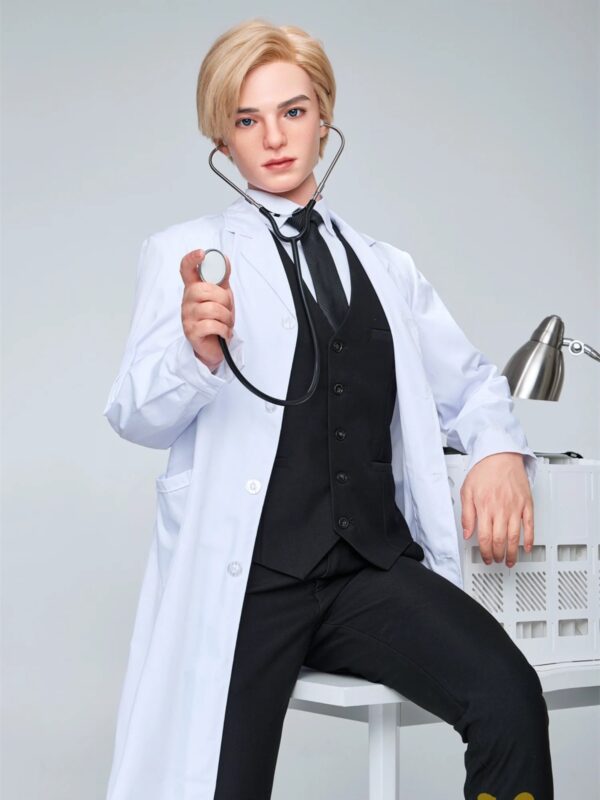 F4557-170cm/5ft7-38kg Silicone Femboy toy masturbator Male Sex Dolls For Men-Irontech Doll - Image 2