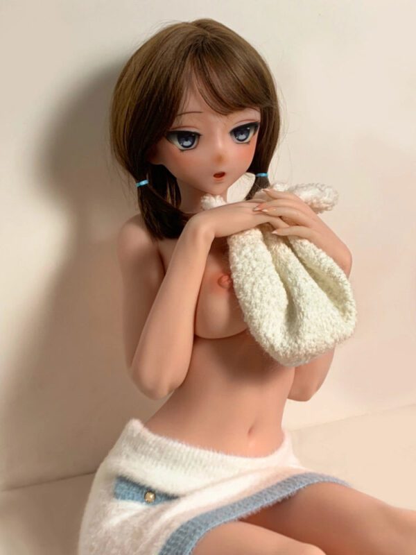 F8018-150cm/5ft-27.5kg Silicone Flat Chest Japanese Sex Doll – Loli Style Asian Doll | Elsa Babe - Image 10