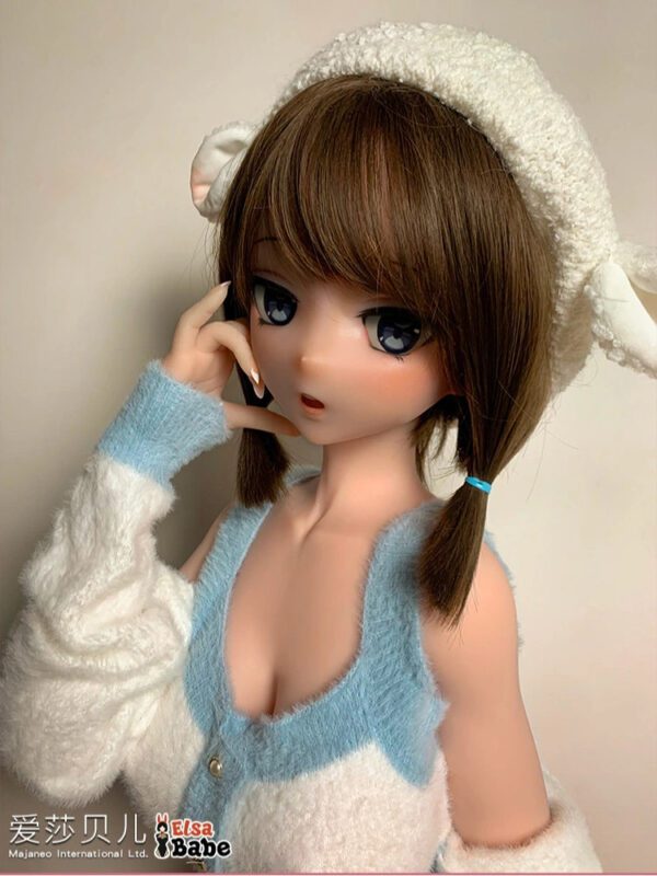 F8018-150cm/5ft-27.5kg Silicone Flat Chest Japanese Sex Doll – Loli Style Asian Doll | Elsa Babe - Image 2