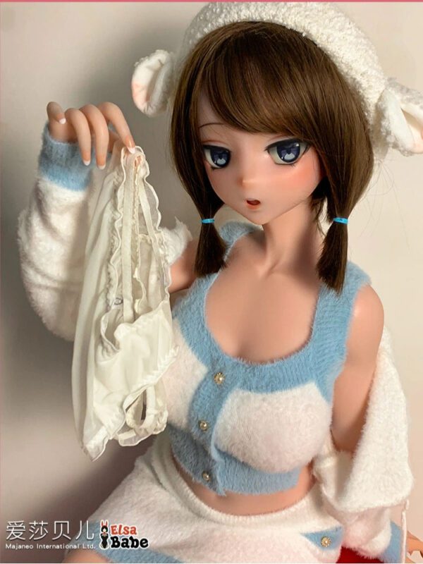 F8018-150cm/5ft-27.5kg Silicone Flat Chest Japanese Sex Doll – Loli Style Asian Doll | Elsa Babe - Image 7