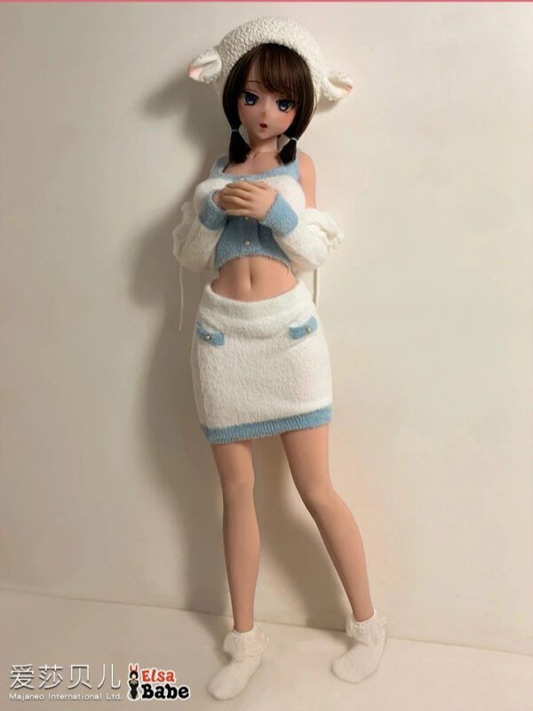 F8018-150cm/5ft-27.5kg Silicone Flat Chest Japanese Sex Doll – Loli Style Asian Doll | Elsa Babe - Image 8